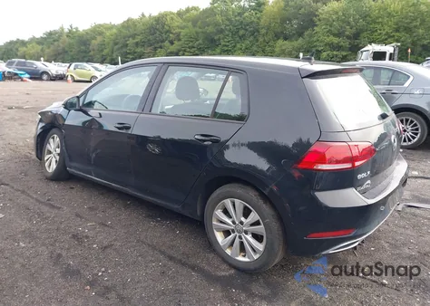 2020 Volkswagen Golf 1.4T Tsi z USA, uszkodzony, nr VIN 3VWG57AU0LM016692